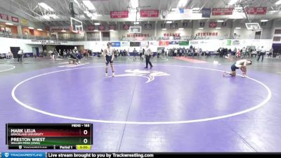 165 lbs Champ. Round 1 - Preston Wiest, William Penn (Iowa) vs Mark Leija, Graceland University