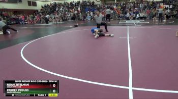 SPW-16 lbs Round 1 - Parker Preuss, Indee Mat Club vs Noah Zitelman, Jesup Mat Club