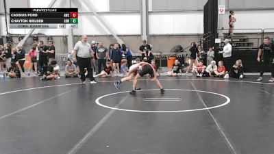 84 lbs Cons. Quarters - Cassius Ford, Asylum Wrestling Club vs Chayton Nielsen, Spring Hills Wrestling