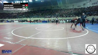 130 lbs Consi Of 32 #2 - Zairyon Hart, Blanchard High School vs Bradley Ross, Geary