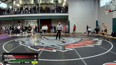 120 lbs Champ. Round 2 - Clif Bakhsh, St Mark`s vs Eli Hogg, St. Mary`s Ryken