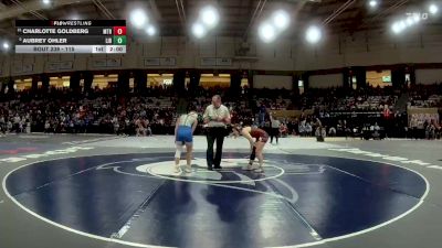 115 lbs Round 2 - Aubrey Ohler, Liberty vs Charlotte Goldberg, Montgomery Blair