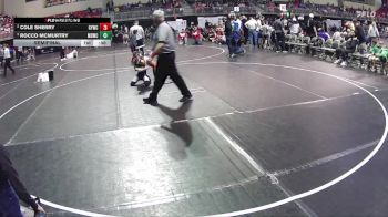 56 lbs Semifinal - Rocco McMurtry, Midwest Destroyers Wrestling Club vs Cole Sherry, Gretna Youth Wrestling Club