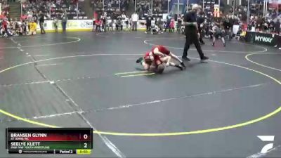 67 lbs Cons. Round 2 - Bransen Glynn, St Johns WC vs Seelye Klett, Paw Paw Youth Wrestling