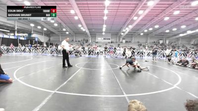 100 lbs Rr Rnd 1 - Colin Deily, The Hunt Wrestling Club Black vs Giovanni Brunst, Ragin Raisins Concord ES