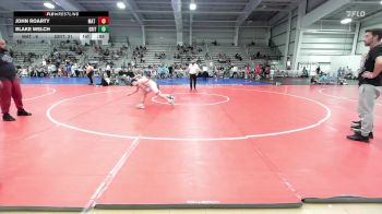 95 lbs Rr Rnd 1 - John Roarty, Mat Warriors Red vs Blake Welch, Grit Mat Club Blue