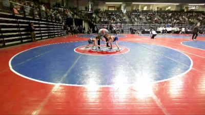 73 lbs Round Of 16 - Kennedy McVoy, Catlett Wrestling vs Emory Massa, Slate Wrestling Academy