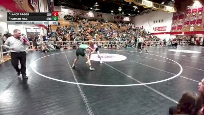 132 lbs Cons. Round 4 - Lance Baggs, Cody vs Parker Hill, Kelly Walsh
