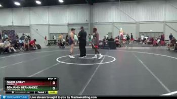 138 lbs Placement Matches (8 Team) - Nasir Bailey, Illinois vs Benjamin Hernandez, California Gold