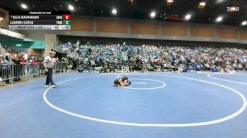 105 lbs Champ. Round 3 - Lauren Catiis, Twelve Bridges vs Ella Kavanagh, Douglas