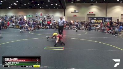 72 lbs Round 1 (6 Team) - Marco Gomez, Pitbulls Elite vs Cale Dauber, American Gladiators-Venom