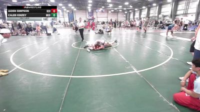 182 lbs Rr Rnd 3 - Jaden Simpson, Revival Orange vs Caleb Kinzey, Micky's Maniacs Blue