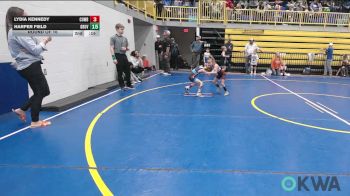 43-47 lbs Rr Rnd 1 - Tatum Jones, Ponca City Wildcat Wrestling vs Riley Tarwater, Eufaula Ironheads Wrestling Club