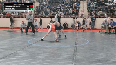 80_B lbs Round Of 32 - Logan Pleskovich, Fort Cherry vs Brody Bafia, Huntingdon