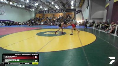 132 Boys Cons. Round 4 - Eddie Martinez, Imperial vs Kaisen Umali, Torrey Pines