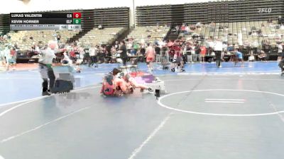 154-H lbs Quarterfinal - Lukas Valentin, CJA vs Kevin Horner, Islip