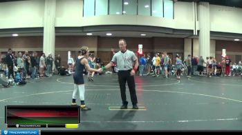 90 lbs Round 4 (6 Team) - Dallas Rosenbarger, Contenders Wrestling Academy Blue vs Jack Johnson, Arlington Wrestling Club