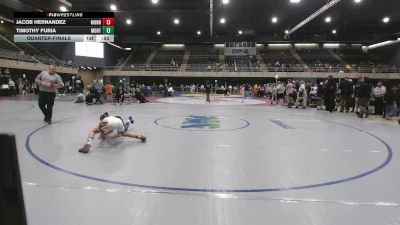 86 lbs Quarterfinal - Jacob Hernandez, Monroe vs Timothy Furia, Morton