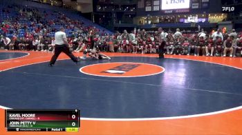 106 lbs Finals (8 Team) - Kavel Moore, Chicago (Mt. Carmel) vs John Petty V, Yorkville (H.S.)