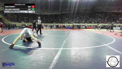 138 lbs Round Of 64 - Jack Lovett, Unattached Assassins vs William Carlson, Bartlesville JH