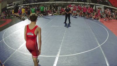 120 lbs Jase Seymour, Oregon 14U Boys vs Cade Mueller, Idaho 14U Boys