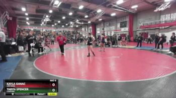 135 lbs Quarterfinal - Kayla Ganac, Los Osos vs Taryn Spencer, Lakeside