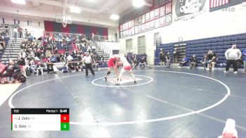 150 lbs Cons. Round 4 - Joseph Zaky, Vista vs Damian Dale, Liberty