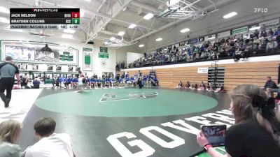 150 lbs Placement Matches (8 Team) - Brayden Collins, Rapid City Stevens vs Jack Nelson, Brandon Valley