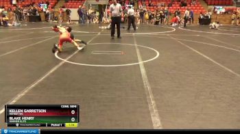 68 lbs Cons. Semi - Blake Henry, Warner Elite vs Kellen Garretson, Patriot WC