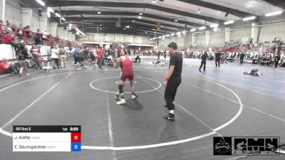 101 kg Rr Rnd 2 - Jessie Kiefer, Animal House Wrestling vs Elena Baumgardner, Monte Vista Takedown Club