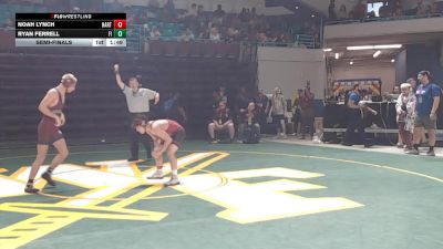 132 lbs Semifinal - Noah Lynch, Hartsville vs Ryan Ferrell, Fountain Inn