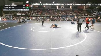 D 1 120 lbs Semifinal - Zane Blanchard, Southside vs Liam Ritchie, St. Paul`s