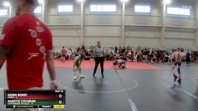 84 lbs Round 1 (8 Team) - Haedyn Cochran, Contenders WA Blue vs Aiden Berry, FORGE