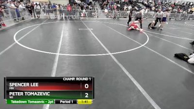 120 lbs Champ. Round 1 - Peter Tomazevic, WI vs Spencer Lee, MN