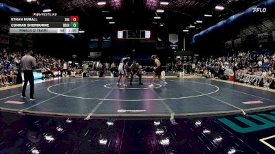 215 lbs Finals (2 Team) - Conrad Sherburne, Rutherfordton-Spindale Central High School vs Ethan Kuball, Seaforth High School