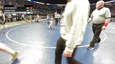 89 lbs Semifinal - Dylan Kessler, Garnet Valley vs Zavier Olver, Honesdale