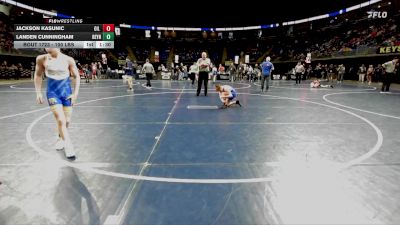100 lbs Consy 2 - Jackson Kasunic, Oil City vs Landen Cunningham, Reynolds