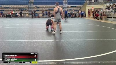 190 lbs Cons. Round 2 - Ethan Vayro, St. Mary`s Ryken vs Bailen Boutz, Archbishop Curley