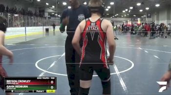 100 lbs Cons. Round 2 - Bryson Crowley, Portland WC vs Gavin Redburn, Attack WC