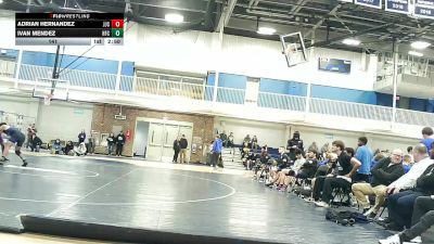 141 lbs Round 4 (8 Team) - Ivan Mendez, Henry Ford College vs Adrian Hernandez, Joliet Junior College