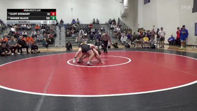 190 lbs Round 4 - Cliff Stewart, Fort Madison vs Waker Black, CR Kennedy