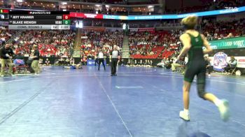 1A-113 lbs Cons. Round 2 - Blake Menish, West Monona-Whiting vs Jett Kramer, Lynnville-Sully