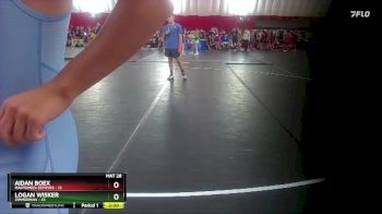 157 lbs Round 1 (6 Team) - Aidan Boex, Mahtomedi Zephyrs vs Logan Wisker, Zimmerman
