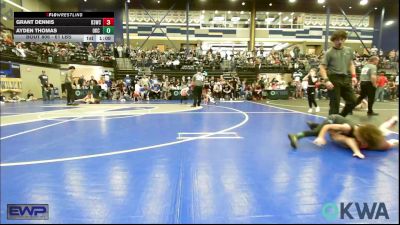 61 lbs Round Of 16 - Grant Dennis, D3 Wrestling Cluib vs Ayden Thomas, OKC Saints Wrestling