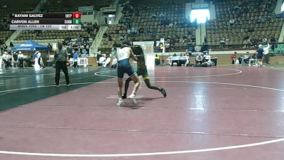 7A 120 lbs Champ. Round 1 - Bayani Galvez, Enterprise HS vs Carvon Allen, Carver Montgomery HS