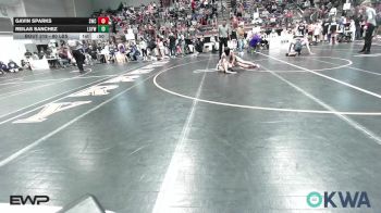 80 lbs Round Of 16 - Gavin Sparks, Salina Wrestling Club vs Reilas Sanchez, Locust Grove Youth Wrestling