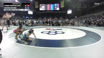 125 lbs Cons. Rd Of 64 - Yasmin Pastrana Nino, OR vs Madison Bryner, PA