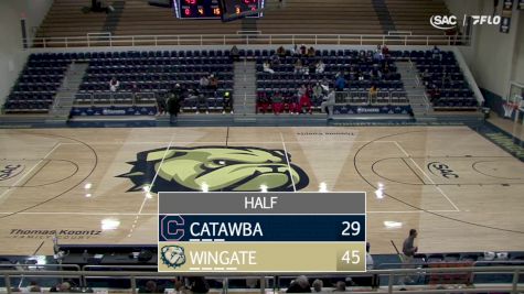Replay: Catawba vs Wingate - Women's | Jan 8 @ 5 PM