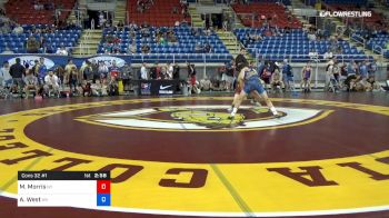120 lbs Cons 32 #1 - Matthew Morris, New York vs Ashby West, West Virginia