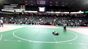 70 lbs Champ. Round 1 - Wesson Lillibridge, TVY2 vs Roger Roman, MED1